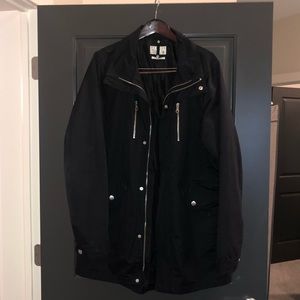 Premium Jack and Jones Men’s Black, long coat